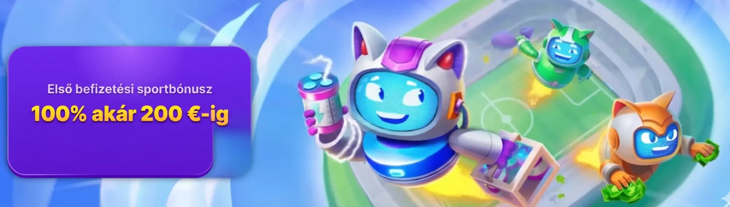 RoboCat bónusz ajánlat banner aktuális promóciókkal